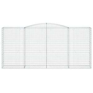 Cesti Gabbioni ad Arco 5 pz 400x50x180/200 cm Ferro Zincato 3147051