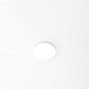 Lavandino-Lavabo-Lavello Bianco 36x15 cm in Ceramica Rotondo