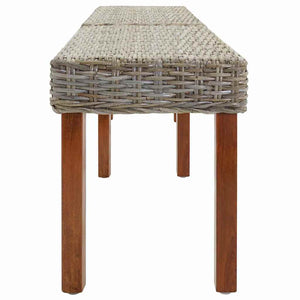 panchina Naturale 160 x 35 x 45 cm Legno di mango massello 344880