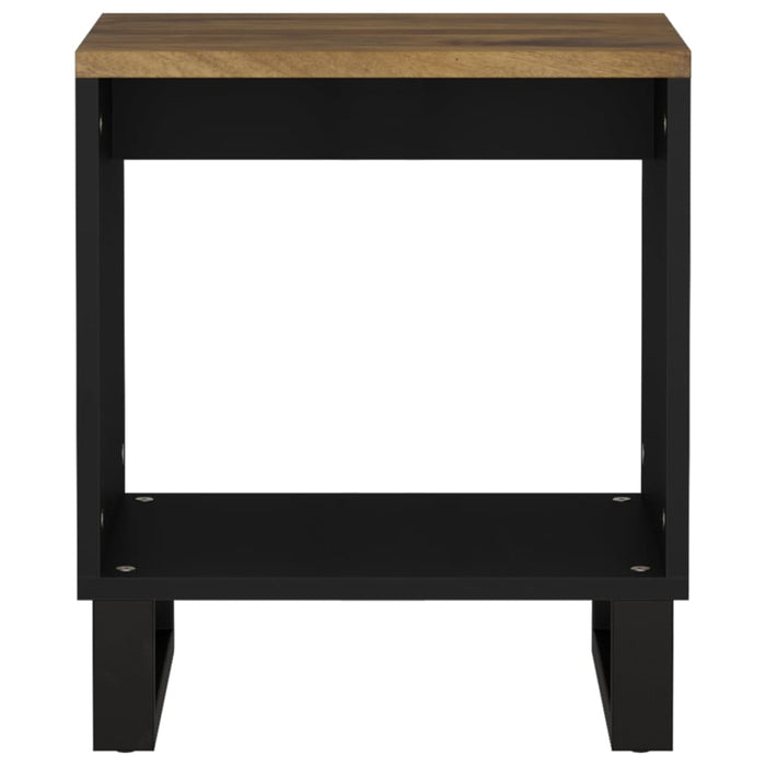 Tavolino da Soggiorno 40x31x46 cm Massello Mango e Multistrato 350643