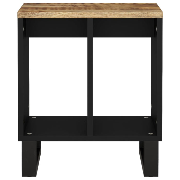 Tavolino 40x31x46 cm Legno Massello Mango e Legno Multistrato