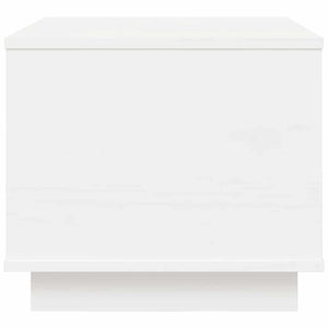 Tavolino da Salotto-Tavolino da soggiorno-Tavolo Bianco 40x50x35 cm Legno Massello di Pino