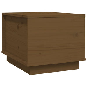 Tavolino da Salotto ambra 40x50x35 cm Legno Massello di Pino 813413