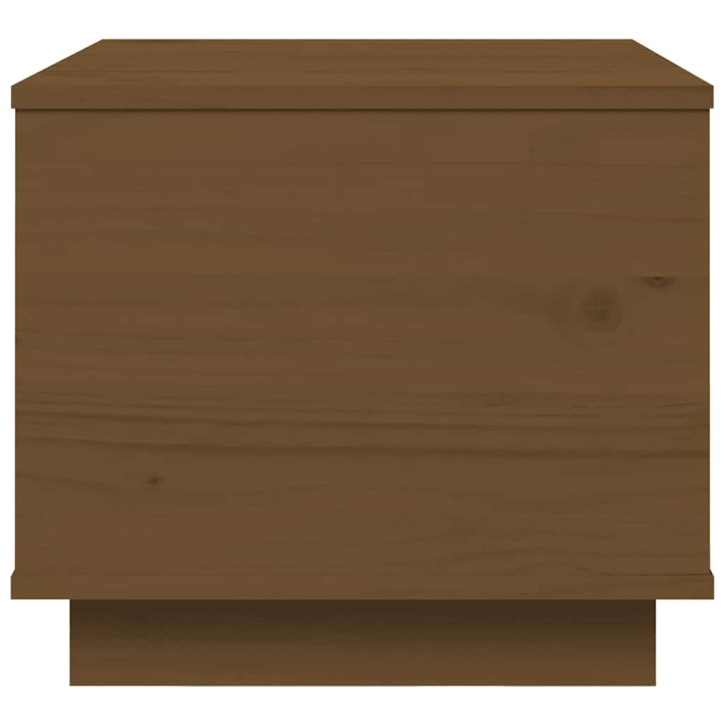 Tavolino da Salotto Miele 40x50x35 cm Legno Massello di Pino