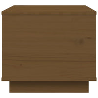 Tavolino da Salotto ambra 40x50x35 cm Legno Massello di Pino 813413