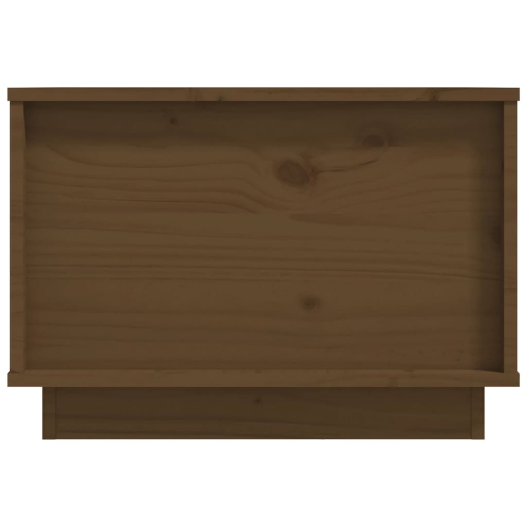 Tavolino da Salotto ambra 40x50x35 cm Legno Massello di Pino 813413