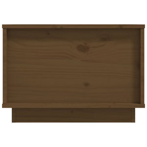 Tavolino da Salotto ambra 40x50x35 cm Legno Massello di Pino 813413