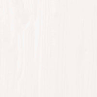 Tavolino da Salotto Bianco 100x50x35 cm Legno Massello di Pino cod mxl 26415