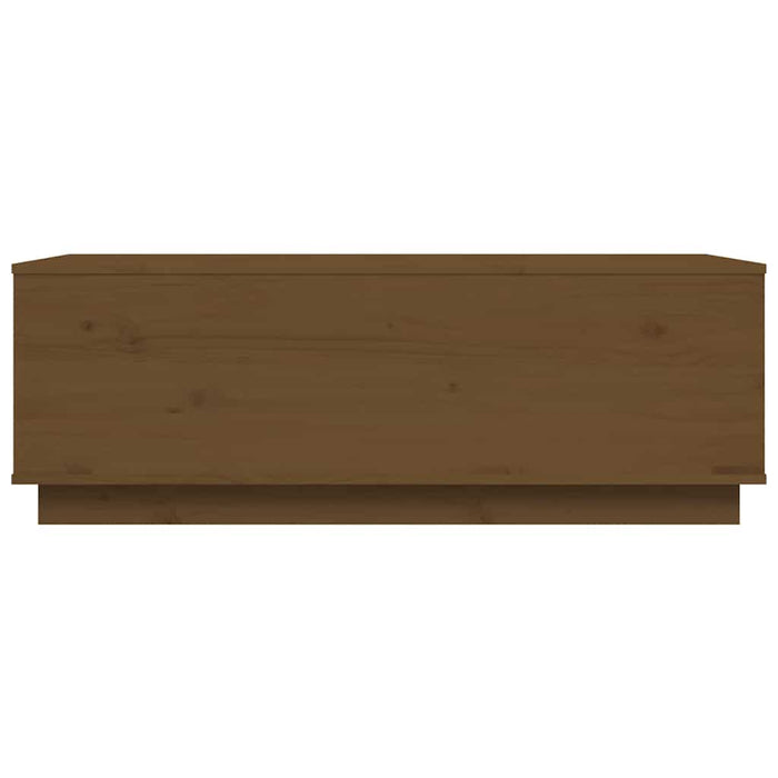 Tavolino da Salotto Miele 100x50x35 cm Legno Massello di Pino cod mxl 26416
