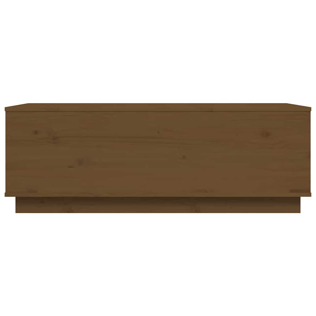 Tavolino da Salotto-Tavolino da soggiorno-Tavolo ambra 100x50x35 cm Legno Massello di Pino 607358