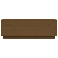 Tavolino da Salotto-Tavolino da soggiorno-Tavolo ambra 100x50x35 cm Legno Massello di Pino 607358