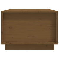Tavolino da Salotto-Tavolino da soggiorno-Tavolo ambra 100x50x35 cm Legno Massello di Pino 607358