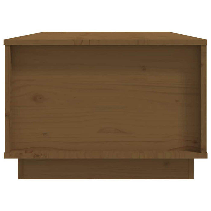 Tavolino da Salotto-Tavolino da soggiorno-Tavolo ambra 100x50x35 cm Legno Massello di Pino 607358