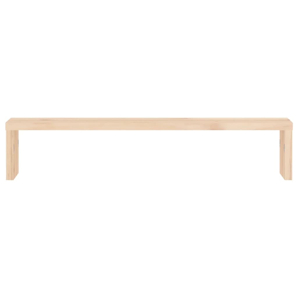 Supporto per Monitor 50x27x10 cm in Legno Massello di Pino 813944