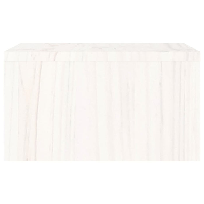 Supporto per Monitor Bianco 50x27x15 cm Legno Massello di Pino cod mxl 71802