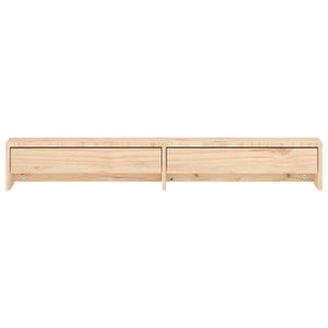 Supporto per Monitor 100x27x15cm in Legno Massello di Pino 813959