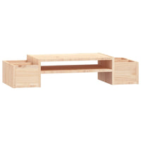 Supporto per Monitor 70x27,5x15cm in Legno Massello di Pino cod mxl 63909