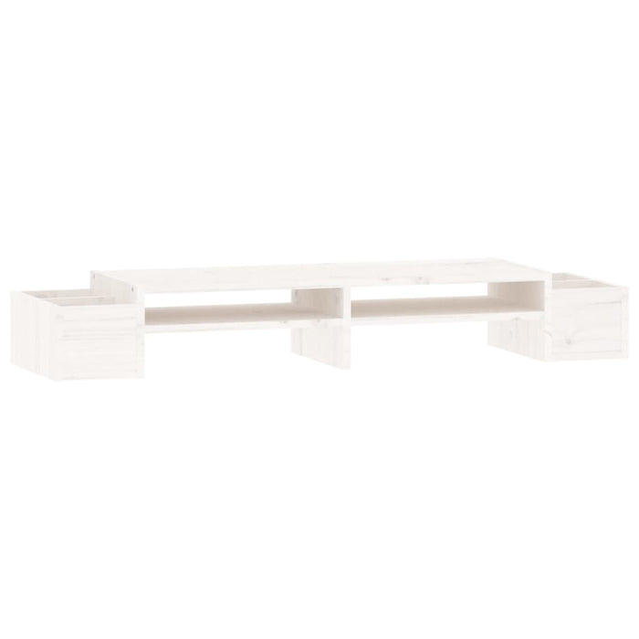 Supporto per monitor 100 x 27,5 x 15 cm legno massello di pino bianco 02_0004420