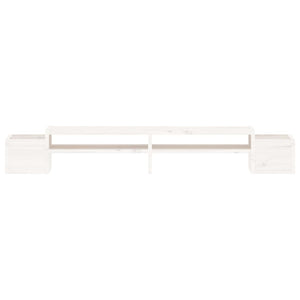 Supporto per monitor 100 x 27,5 x 15 cm legno massello di pino bianco 02_0004420