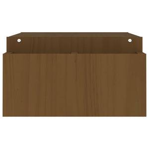 Supporto per monitor 100 x 27,5 x 15 cm legno di pino massiccio marrone 02_0004430