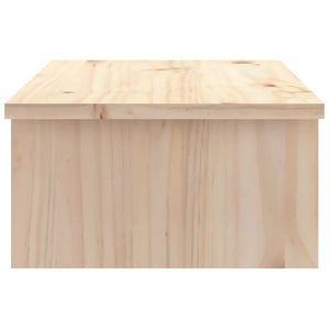 Supporto per Monitor 50x27x15 cm in Legno Massello di Pino 813974