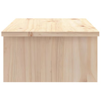 Supporto per Monitor 50x27x15 cm in Legno Massello di Pino 813974
