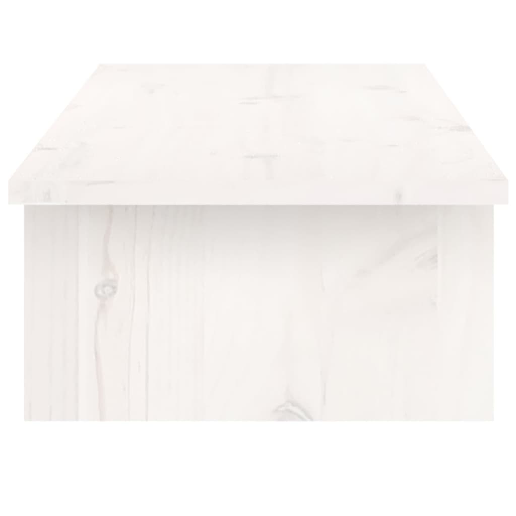 Supporto per monitor 100 x 27 x 15 cm legno massello di pino bianco 02_0004443