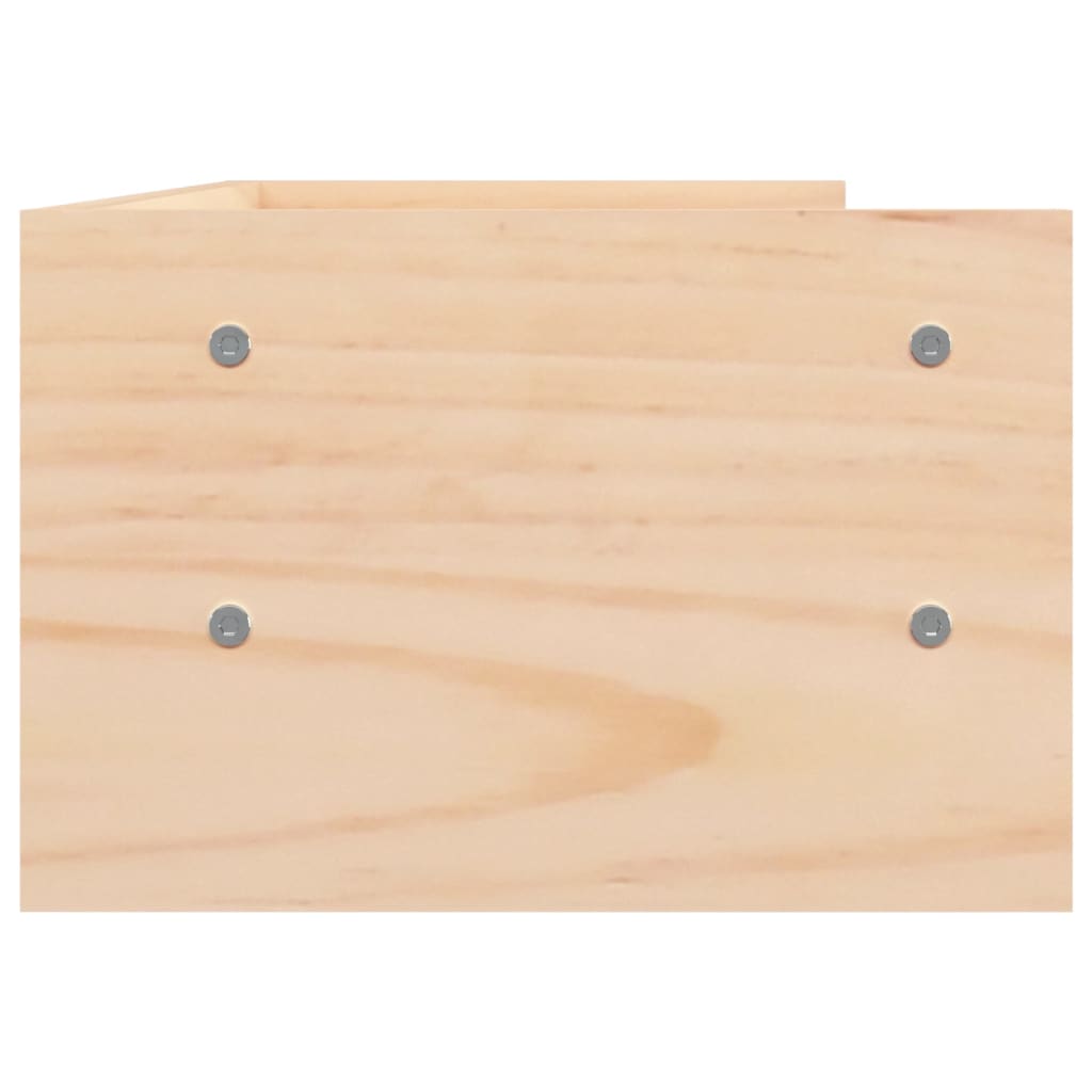 Supporto per Monitor 50x24x16 cm in Legno Massello di Pino 813984