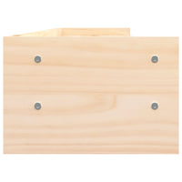 Supporto per Monitor 100x24x16 cm in Legno Massello di Pino 813989