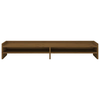 Supporto per monitor 100 x 24 x 16 cm legno di pino massiccio marrone 02_0004477