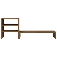 Supporto per Monitor Miele 81x20x30 cm Legno Massello di Pino cod mxl 61210