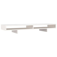 Supporto per monitor 100 x 27 x 14 cm legno massello di pino bianco 02_0004471