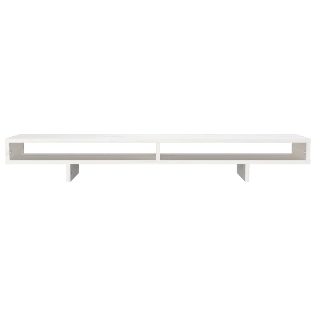 Supporto per monitor 100 x 27 x 14 cm legno massello di pino bianco 02_0004471