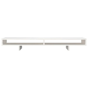 Supporto per monitor 100 x 27 x 14 cm legno massello di pino bianco 02_0004471