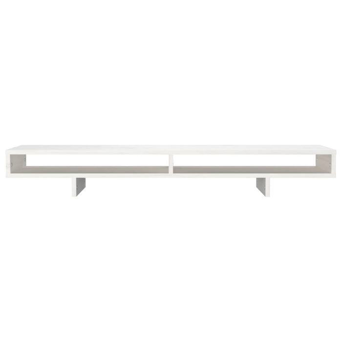 Supporto per monitor 100 x 27 x 14 cm legno massello di pino bianco 02_0004471