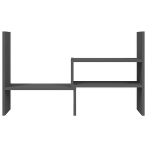 Supporto per monitor grigio (39-72) x 17 x 43 cm legno massello di pino 02_0004467