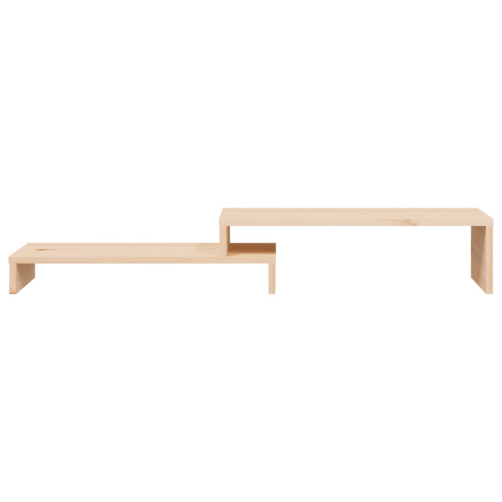 Supporto per Monitor (52-101)x22x14 cm Legno Massello di Pino cod mxl 69486