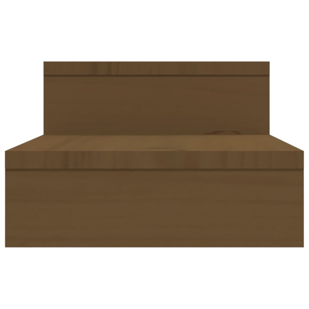 Supporto Monitor ambra (52-101)x22x14 cm Legno Massello di Pino 814017