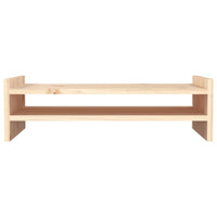 Supporto per monitor 50 x 27 x 15 cm in legno massello di pino 02_0004423