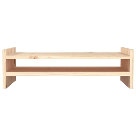 Supporto per monitor 50 x 27 x 15 cm in legno massello di pino 02_0004423