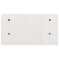 Supporto per Monitor Bianco 50x27x15 cm Legno Massello di Pino cod mxl 61097