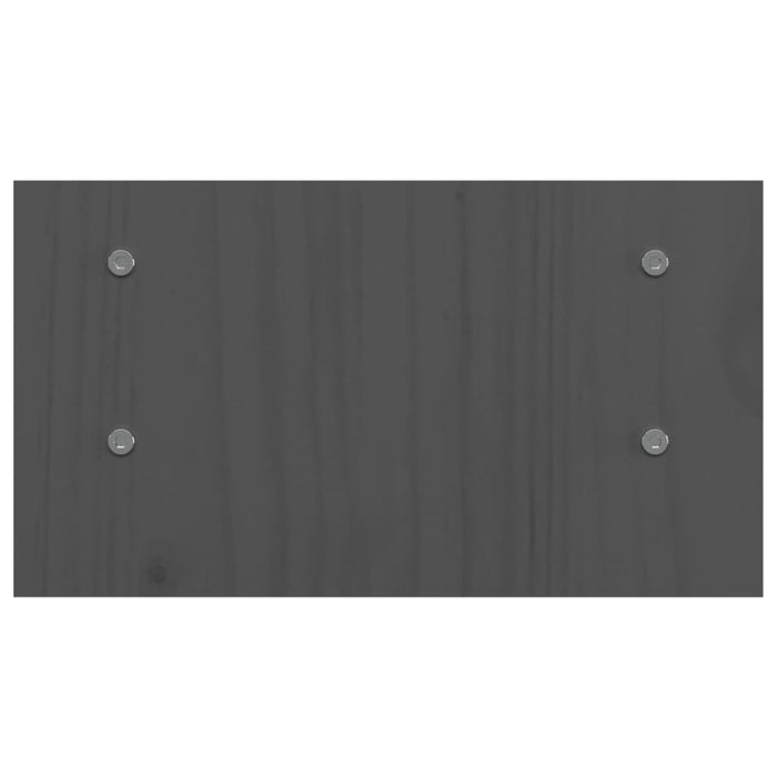 Supporto per Monitor Grigio 50x27x15 cm Legno Massello di Pino cod mxl 60882