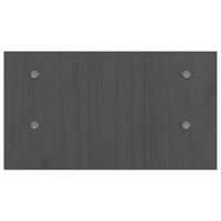 Supporto per Monitor Grigio 50x27x15 cm Legno Massello di Pino 814021