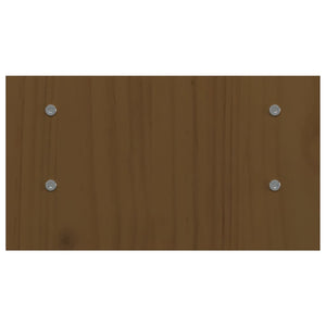 Supporto per Monitor ambra 50x27x15 cm Legno Massello di Pino 814022