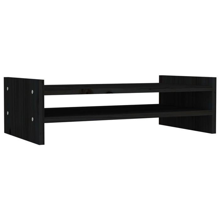 Supporto per Monitor Nero 50x27x15 cm in Legno Massello di Pino cod mxl 60883
