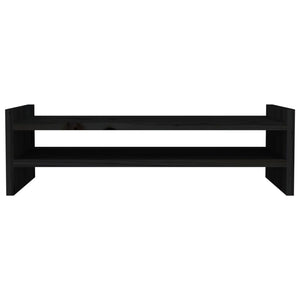 Supporto per Monitor Nero 50x27x15 cm in Legno Massello di Pino cod mxl 60883