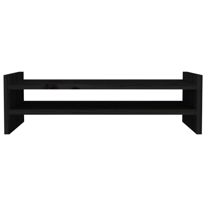 Supporto per Monitor Nero 50x27x15 cm in Legno Massello di Pino cod mxl 60883