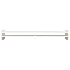 Supporto per monitor 100 x 27 x 15 cm legno massello di pino bianco 02_0004427