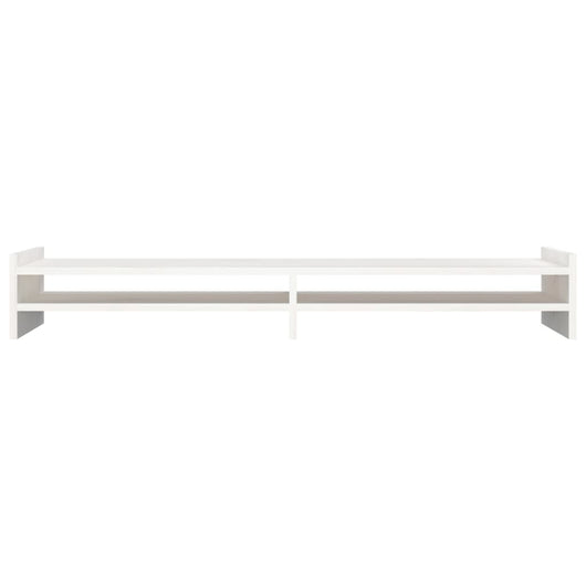 Supporto per monitor 100 x 27 x 15 cm legno massello di pino bianco 02_0004427