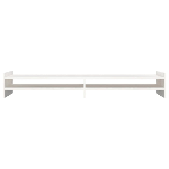 Supporto per monitor 100 x 27 x 15 cm legno massello di pino bianco 02_0004427